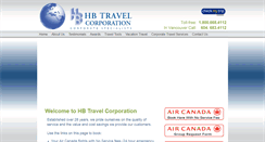 Desktop Screenshot of hbtravel.com